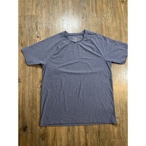 Rhone Shirt Mens Large Blue Reign Tee Buttery Soft Workout Crewneck Travel